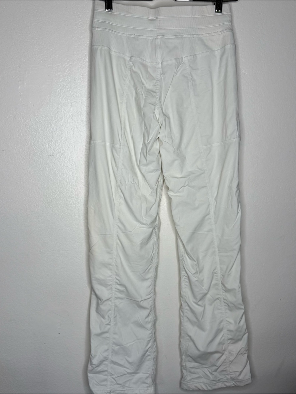 Lululemon Dance Studio Pants Bone Fill Length Sz 4 - Picture 2 of 8
